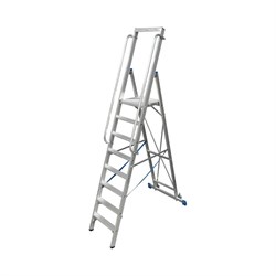 Алюминиевая стремянка на роликах KRAUSE STABILO - фото 16956281