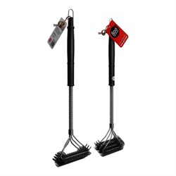 Т-образная щетка для чистки решеток 800 Degrees Triple Head Wide Brass Brush. - фото 16957439