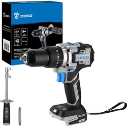 Аккумуляторная ударная бесщеточная дрель шуруповерт DEKO DKCID20 PRO - фото 16958035