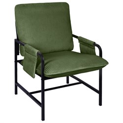 Кресло BRABIX "Gentle LC-300", ЛОФТ, пружинный блок, ткань велсофт (плюш), оливковое, 533145 - фото 16959737