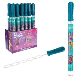 Мыльные пузыри "Barbie", 120 мл, колба в термопленке, дисплей, 1TOY, Т23165R - фото 16959792