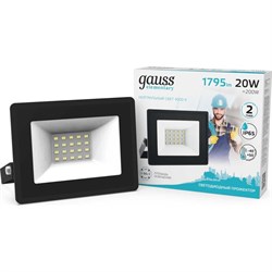 Светодиодный прожектор GAUSS Elementary - фото 16960482