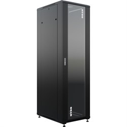 Напольный универсальный серверный шкаф NTSS NTSSR 42U 600x800мм, 4 профиля 19, двери стекло и сплошная металл, боковые стенки съемные, регулируе - фото 16960702