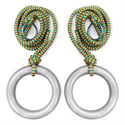 Детские гимнастические кольца BARFITS м091сер - фото 16961660