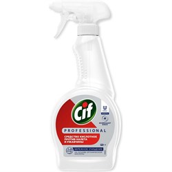 Кислотное моющее средство против ржавчины и налета для ванной, туалета и сантехники CIF PROFESSIONAL - фото 16962500