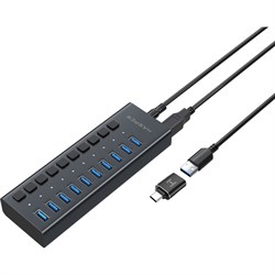 Usb-концентратор Harper HUB-10MB Black - фото 16990999