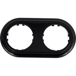 Круглая двухпостовая рамка LK Studio LK Vintage-Classic - фото 16993008