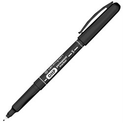 Маркер перманентный для любой гладкой поверхности ЧЕРНЫЙ CENTROPEN "OHP", 0,3 мм, 263, 626340112 - фото 17000819