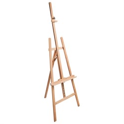 Мольберт напольный BRAUBERG ART CLASSIC, бук, угол 60°, 63х174(231)х68см, высота холста 126см,190652 - фото 17000826