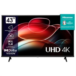 Телевизор HISENSE 43A6K, 43" (108 см), 3840 x 2160, 4K, 16:9, Vidaa, Wi-Fi, черный - фото 17001007