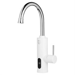 Водонагреватель проточный электрический ROYAL THERMO QuickTap, 3,3 кВт, 1,48 л/м, кран, белый, НС-1588900 - фото 17001083