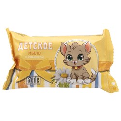 Мыло туалетное детское 100 г S'EIFE "Ромашка", КМЗ, штампованное - фото 17001429