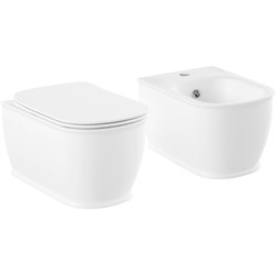 Подвесной безободковый унитаз Lavinia Boho Bell Pro Rimless - фото 17013452