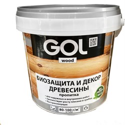 Защитно-декоративная пропитка Palizh GOL wood AQUA - фото 17015127