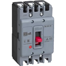 Силовой автоматический выключатель для защиты двигателя DEKraft ВА-303 - фото 17017000