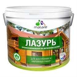 Лессирующая акриловая лазурь-антисептик для дерева MALARE 2036770723861 - фото 17020438