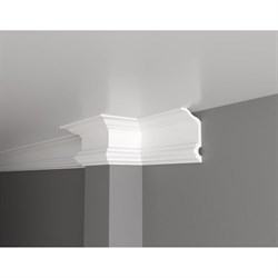 Ударопрочный влагостойкий потолочный карниз под покраску Decor-Dizayn DD505 - фото 17022479