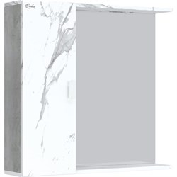 Бетонный зеркальный шкаф Onika МАРБЛ 75.00 У - фото 17023073
