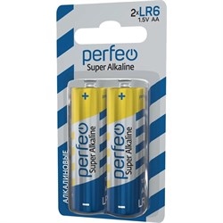 Алкалиновая батарейка Perfeo LR6 - фото 17024410