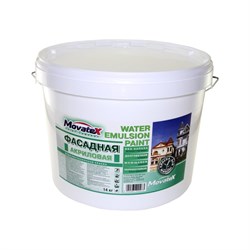 Моющаяся фасадная водоэмульсионная краска Movatex Т02334 - фото 17025052