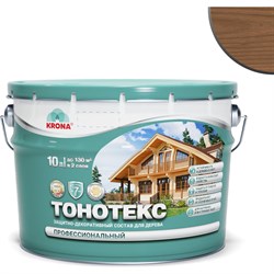 Защитно-декоративный состав для дерева KRONA Тонотекс - фото 17029955