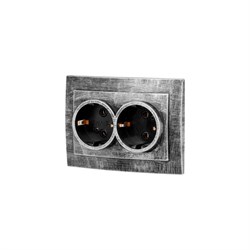 Двойная скрытая розетка Юпитер Стандарт - фото 17031266