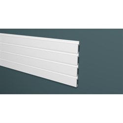 Ударопрочная, влагостойкая панель стеновая под покраску Decor-Dizayn грани - фото 17032179