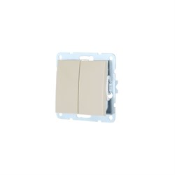 Двухклавишный выключатель LK Studio 861101-1 - фото 17032313