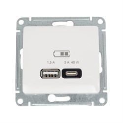 Розетка Systeme Electric Glossa - фото 17040912