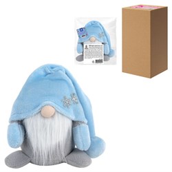 Украшение новогоднее интерьерное 17 см "Волшебный Гном", полиэстер, ЗОЛОТАЯ СКАЗКА, 592525 - фото 17059312