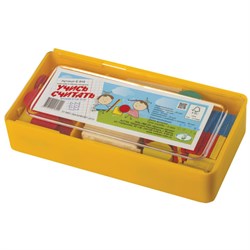 Касса цифр и счетного материала из натурального дерева "Учись считать", 128 предметов, пенал, С 515 - фото 17072269