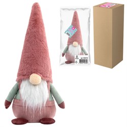 Украшение новогоднее интерьерное 41 см "Задумчивый Гном", полиэстер, ЗОЛОТАЯ СКАЗКА, 592513 - фото 17073602