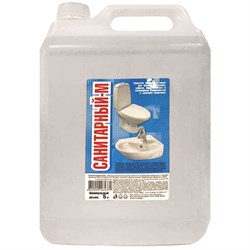 Средство чистящее для сантехники с соляной кислотой 5 л, САНИТАРНЫЙ-М, от ржавчины и налёта, СМ-81 - фото 17073709