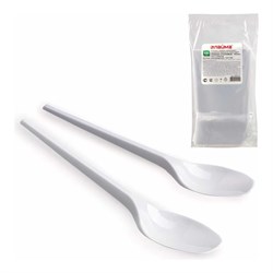 Пластиковые столовые одноразовые ложки LAIMA Эталон - фото 17075840