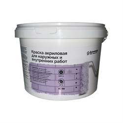 Акриловая краска для наружных и внутренних работ Доминар БС 100 - фото 17076308