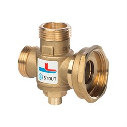 Термостатический смесительный клапан STOUT RG008Q0C9E38KU - фото 17076741