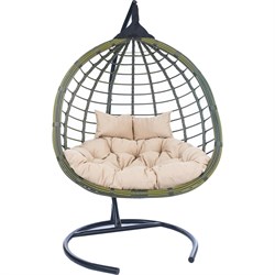 Подвесное двухместное кресло-кокон Лаура HASTA - фото 17078765