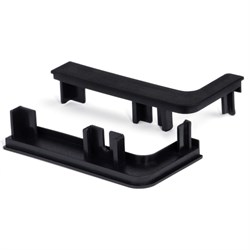 Заглушка контурная для Г-образного профиля GOLA 8006 №22 (черный)(L+R) ООО "ГАРД" 01-00008588 - фото 17079994