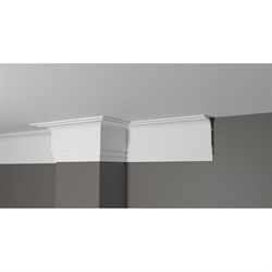 Ударопрочный влагостойкий потолочный карниз под покраску Decor-Dizayn DD516 - фото 17080925
