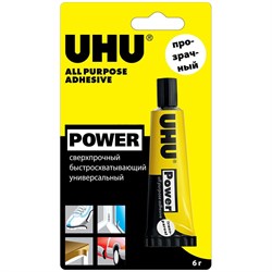 Универсальный контактный прозрачный клей UHU KRAFT - фото 17081284