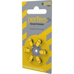 Батарейка для слуховых аппаратов Perfeo ZA10 - фото 17081445
