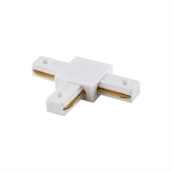 T-образный однофазный соединитель Crystal lux CLT 0.211 03 WH - фото 17084042
