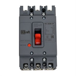 Силовой автоматический выключатель для защиты двигателя DEKraft ВА-302 - фото 17085269