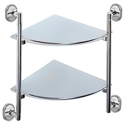 Угловая стеклянная полка Haiba hb1907-2 - фото 17088337