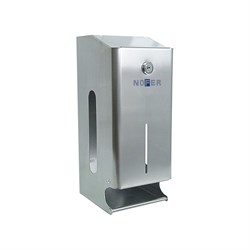 Прямоугольный диспенсер для туалетной бумаги Nofer 05101.S - фото 17098993