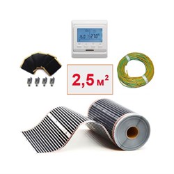 Пленочный электрический теплый пол ТеплоСофт 2,5м.кв./эл - фото 17101719