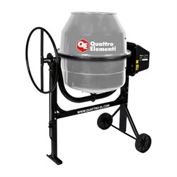 Бетоносмеситель QUATTRO ELEMENTI Terra 200 1000 Вт, 200 л, 23 об/м, замес 119 л, чугунный венец - фото 17101914