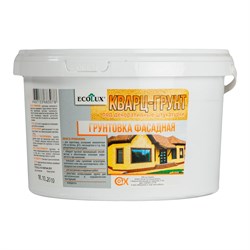 Фасадная грунтовка ECOLUX КВАРЦ-ГРУНТ - фото 17102059