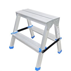 Комбинированная двухсторонняя стремянка LadderBel STR2-ST-2 - фото 17104023