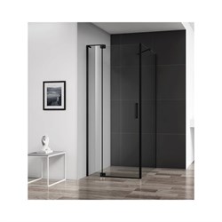 Душевой уголок Cezares SLIDER-AH-1-80-90/100-C-NERO - фото 17104114